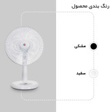 پنکه رومیزی پارس خزر مدل ریما کنترل دار