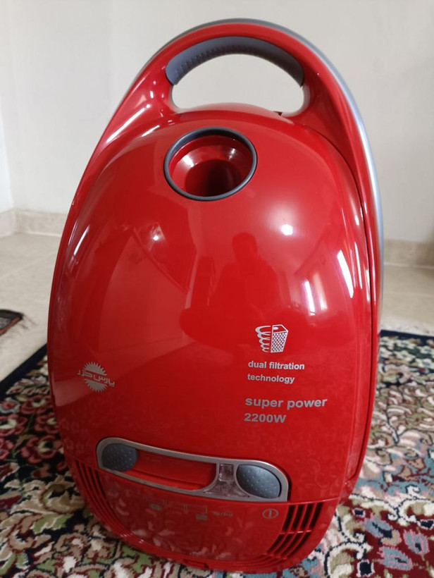 جارو برقی پارس خزر مدل vc-2200 رنگ مشکی کروم